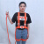 高空作业安全带保险带空调安装高安全绳电工腰带五点式安全带 国标单小钩5米带绑腿