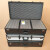 手提箱航空箱定制铝合金箱子工具箱订做户外战术箱长条铝箱密码箱 黑色/迷彩60*30*10