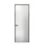 极窄卫生间门白玻璃厕所门厨房门钛镁合金玻璃平开门阳台门 .0型材平开门-双包[超白玻