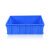 罗德力 零件筐 加厚可折叠收纳整理箱塑料物流周转箱 蓝色9# 195*146*65mm