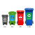 鸣固 垃圾贴纸 垃圾桶分类标识贴纸 标签贴高清写真贴纸提示牌 02绿色可回收垃圾15×20cmMGF1152
