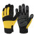 彬单 可触屏设计手套工地耐磨物流工作手套 黄色 L