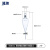 玻璃梨形分液漏斗油液分离分液器螺口聚四氟乙烯活塞具塞250/500/1000ml透明棕色高硼硅实验室 聚四氟活塞500ml 2个