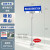 道路标志牌柱 指路指示导向牌 T型路 网红打卡路牌定制 (中号)牌子+托盘+移动立柱+水袋+装饰