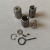 定制 卡簧版 焊接版不锈钢单向施封锁钢丝绳单向锁头5个 1个304单向锁头(2-4mm)通用