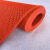 塑料PVC镂空防滑垫可剪裁地垫门厅防滑垫浴室厕所防滑隔水垫 红色 [薄款3.5毫米 ] 80厘米X90厘米