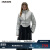 IMXS羽绒服女装新款冬季微肌理哑光高级感可拆卸两穿立领保暖收腰外套 白色 S