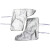 阿力牛 AZF57 铝箔1000度隔热护脚 加工厂工业铸造防烫防火脚套 隔热脚套 