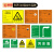 三角危险品标志警告废弃物标签一般固体废物 铝板反光膜  危废