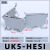 保险端子UK5-HESI导轨式保险接线端子排UK5RD熔断器底座4MM平方 5*25陶瓷管熔芯2A100只/整盒