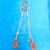 钢丝绳吊索具/压制钢丝绳组合吊具/起重吊钩索具/二肢三肢四肢 4.75吨2米4腿
