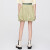 艾莱依（ERAL）艾莱依商场同款半身裙女花苞式设计感小众裙子夏季短款A字裙 炭黑 170/92A/XL