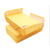 适用黄色纸气泡信封袋防水防震自封泡沫袋快递包装袋工厂 16x20+4cm(大箱600只)