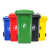 蓓尔蓝 环卫垃圾桶配件 240L配套盖子 蓝色 户外分类垃圾桶盖