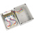 JONLET防水接线盒经济型插座盒户外ABS塑料分线密封盒CZF008一位带空开 1个