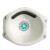 耐呗斯 NBS9503VC杯形口罩 活性炭口罩KN95级别防粉尘防颗粒物工业口罩 有呼气阀15只/盒 灰色 均码 现货