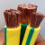 定制黄绿双色接地线B1~240平方双色接地线单芯多股铜芯软议价 黄绿双色BVR1.5平方/盘100米