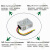 防水Dc直流自动升降稳压器24v12V转12v车载监控摄像头电源转换器 铝壳6-35V转12V1A
