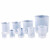 纳仕徳 SY5019加厚带刻度塑料烧杯无柄烧杯塑料量杯烘焙工具pp材质250ml（2个）
