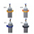 实验室气瓶固定支架ABS塑料钢瓶固定架40L院气瓶柜防倒氧气筒 橙色普通款