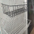 洞洞板配件多孔板网片挂篮展示架置物篮厨房收纳筐超市货架篮子 黑色小号挂篮