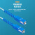 天背（Tianbei）隐形光纤透明室内皮线光缆 SC-SC 50米 TB-WS07