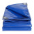 京势 篷布 防水布 蓝色加厚刀刮布货车篷布防雨布PVC油帆布 5米*8米（1张）