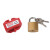 鼎红 插头锁盒电源插头上锁锁盒防护保护电器电源隔离锁盒中号锁盒带镀铜挂锁 