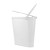 食安库 SHIANKU 食品级清洁工具 加厚带刻度水桶 12L 白色 桶身（不含桶盖）