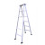登月（DENGYUE）铝合金合页梯人字梯工程梯子叉梯合梯广告梯折叠梯家庭便携折叠加厚2.5米DYH5-25