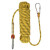 君御 户外安全绳消防绳登山绳子高空救援绳 单位：根/10米 20MM双钩/10米 绿色