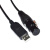 RS485 USB转DMX512 XLR 5P 5芯 舞台灯光控制线 纯黑USB 1m