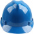 MSA梅思安 10172905 V-GardPE标准型安全帽 蓝色PE帽壳 超爱戴帽衬针织布吸汗带 D型下颏带*1顶