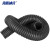 海斯迪克 HKLY-47 PP阻燃波纹管 电线电缆保护套 穿线管波纹软管蛇皮管 AD21.2(17*21.2mm)100米
