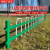 金蝎锌钢草坪护栏花圃围栏花园隔离栏杆市政园林花坛篱笆铁栅栏 U型0.6m高*3.05m宽带柱