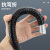 铸固 黑色包塑金属软管 塑料穿线管波纹管电线电缆保护套管蛇皮管 加厚19/20mm（10米价格）