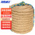 海斯迪克 工业麻绳拔河绳 天然黄麻绳子手工黄麻 包装捆绑绳子 直径12mm*1m H-160