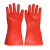 安全牌（AN QUAN PAI）12kv绝缘手套（手型）一副 红色 均码 