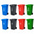 久洁户外垃圾桶加厚小区物业环卫分类工业小区大号挂车塑料桶其他垃圾垃圾箱240L特厚挂车带轮