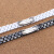 银度适用于香奈儿陶瓷手表带J12情侣表配件凸口手表链男女款表带表链 白色 接口宽度6mm