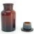 金固牢 KCxh-603 玻璃广口试剂瓶 加厚密封磨砂大口试剂样品瓶 棕色30ml 