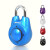 何老师 HLS-1637 方向密码锁挂锁 1500id 蓝，红，紫 紫 把