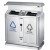 和畅（HC）GPX-239 分类环保垃圾桶 砂钢 户外垃圾箱 不锈钢分类果皮桶 公用垃圾箱