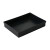 塑料防静电方盘长方形方盘加厚元件盒物料盒零件盒工具周转箱黑色胶盘 8号方盘225*165*40mm