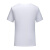 海斯迪克 企业定制短袖工作服 60支棉T恤文化衫广告衫团队服志愿者服 白色 2XL码 HKsq-274 