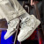 BANDICOOT2024新款潮流韩版男鞋小众设计面包鞋男休闲滑板鞋男鞋 白红 39
