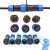 16a航空防水插头公母对接连接器3芯4芯5芯三相电380V螺丝接线户外 LY20公母对接2芯 螺纹式25A