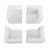 珍珠棉护角打包泡沫三面三角防撞护角包装包角快递纸箱护角L型盒 80*80*80-15 10个