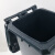 金诗洛 分类垃圾桶 可移动垃圾箱 环卫垃圾桶户外带盖带轮 加厚其他垃圾120L灰 K509