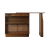 黑胡桃木中岛台实木酒柜隔断客厅餐边柜收纳储物柜家用伸缩吧台桌 红橡木醉清风吧台（可做胡桃色） 组装 框架结构